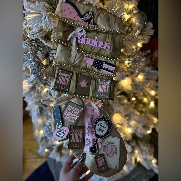 HANDE MADE Y2K Large Juicy Couture Stocking Creation. - Picture 3 of 7